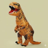 disfraz dinosaurio - botarga inflable 2
